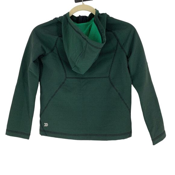 All In Motion Woven Fleece Jacket Green Kids Small - Picture 2 of 7